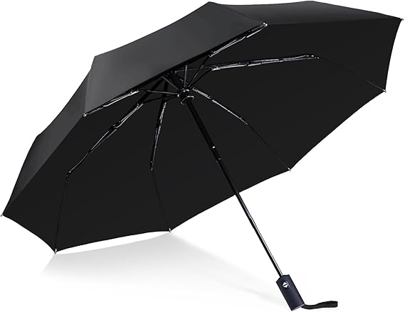 Umbrella Windproof Compact Collapsible Light Automatic Strong and Portable Wind Resistant Folding