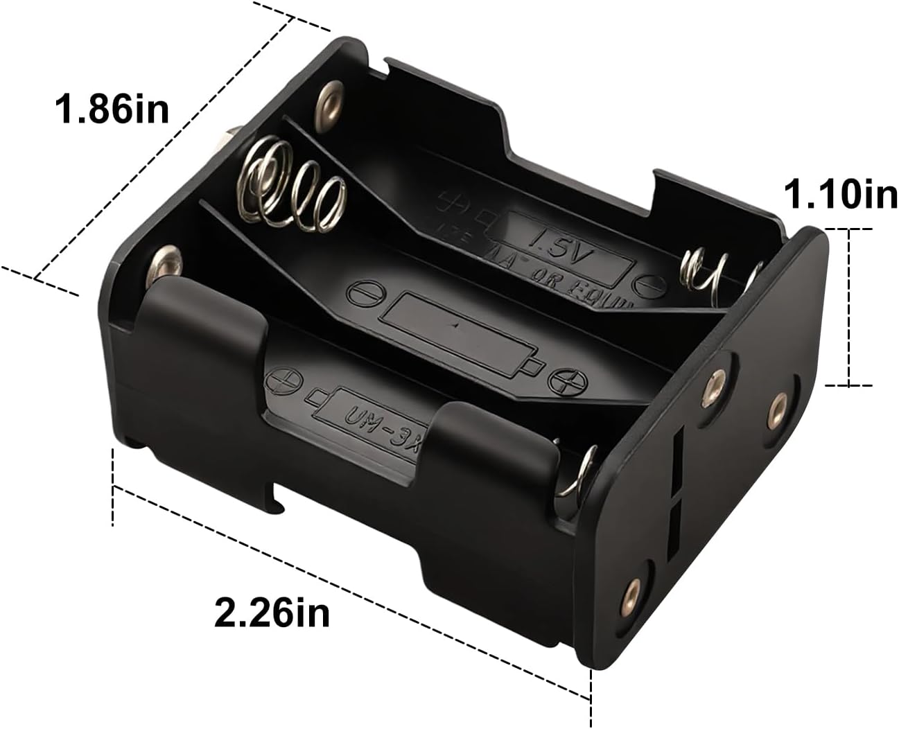 6 AA Battery Holder BH363 Compatible with Corporate Computer Suitable for Safe Power Supply or Memory Backup