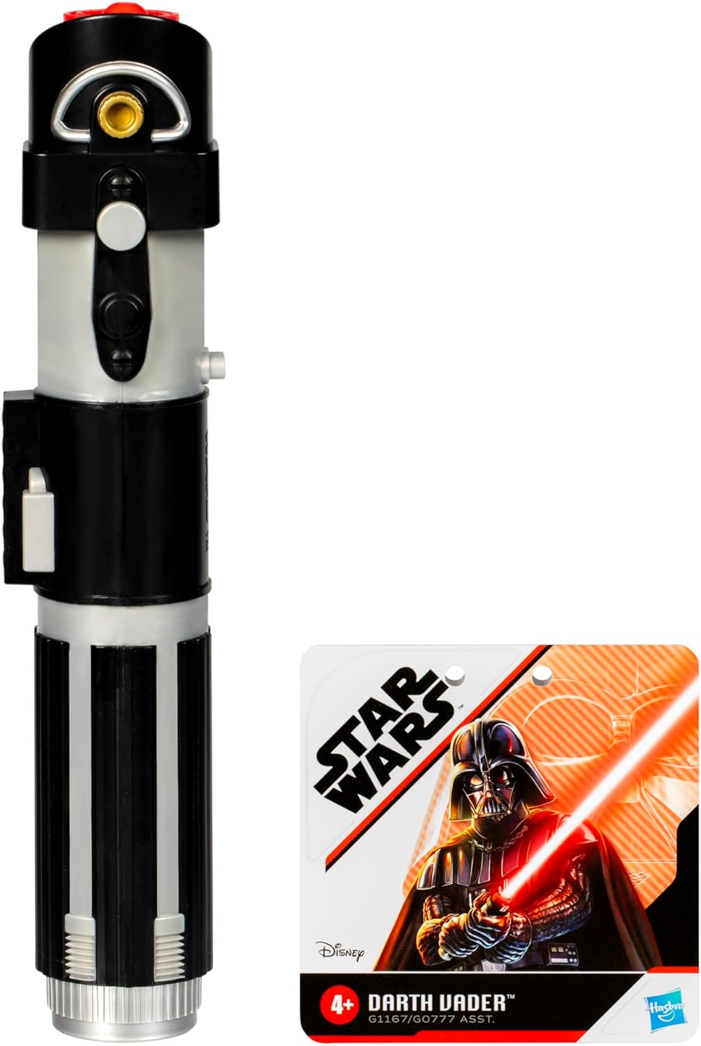 Non-Electronic Darth Vader Lightsaber Officially Licensed Red Lightsaber Roleplay Toys for Boys & Girls