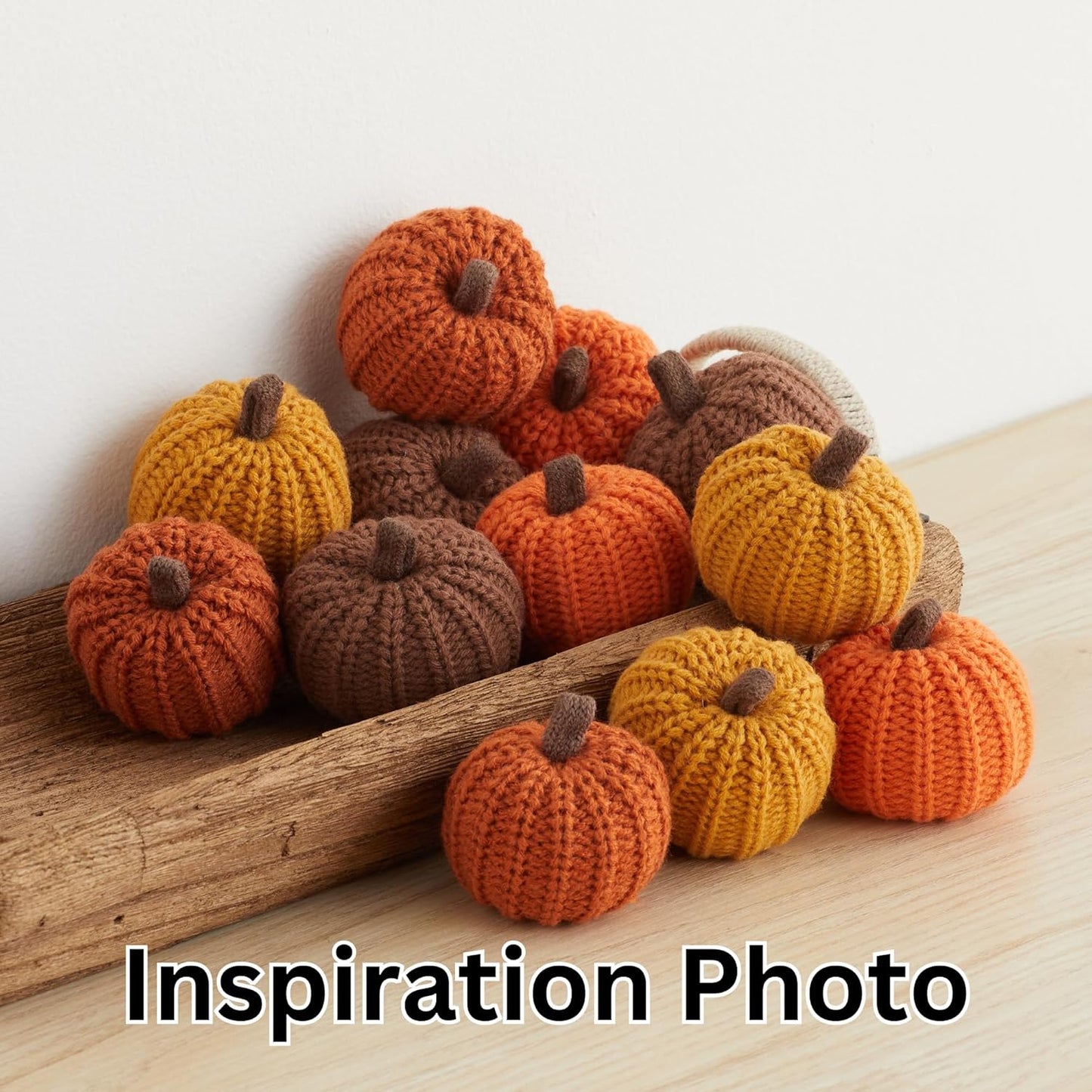 MINI Knit Pumpkins Set of 5, Fall Favorite, Gifts for Women, Autumn Bowl fillers Fall Farmhouse
