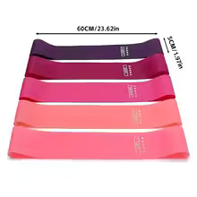 Yoga Resistance Band TPE Material Soft & High Elasticity, for Yoga & Glute Squats, Durable