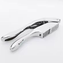 1pc Household kitchen tools 2-in-1 aluminum alloy garlic cutter, garlic masher, multifunctional garlic press