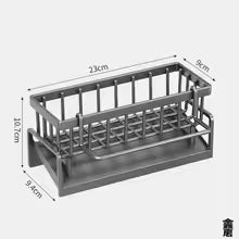 Tap Mounted Spice Shelf Sink Organizer with Drainage Rack – Space-Saving Kitchen Storage for Utensils