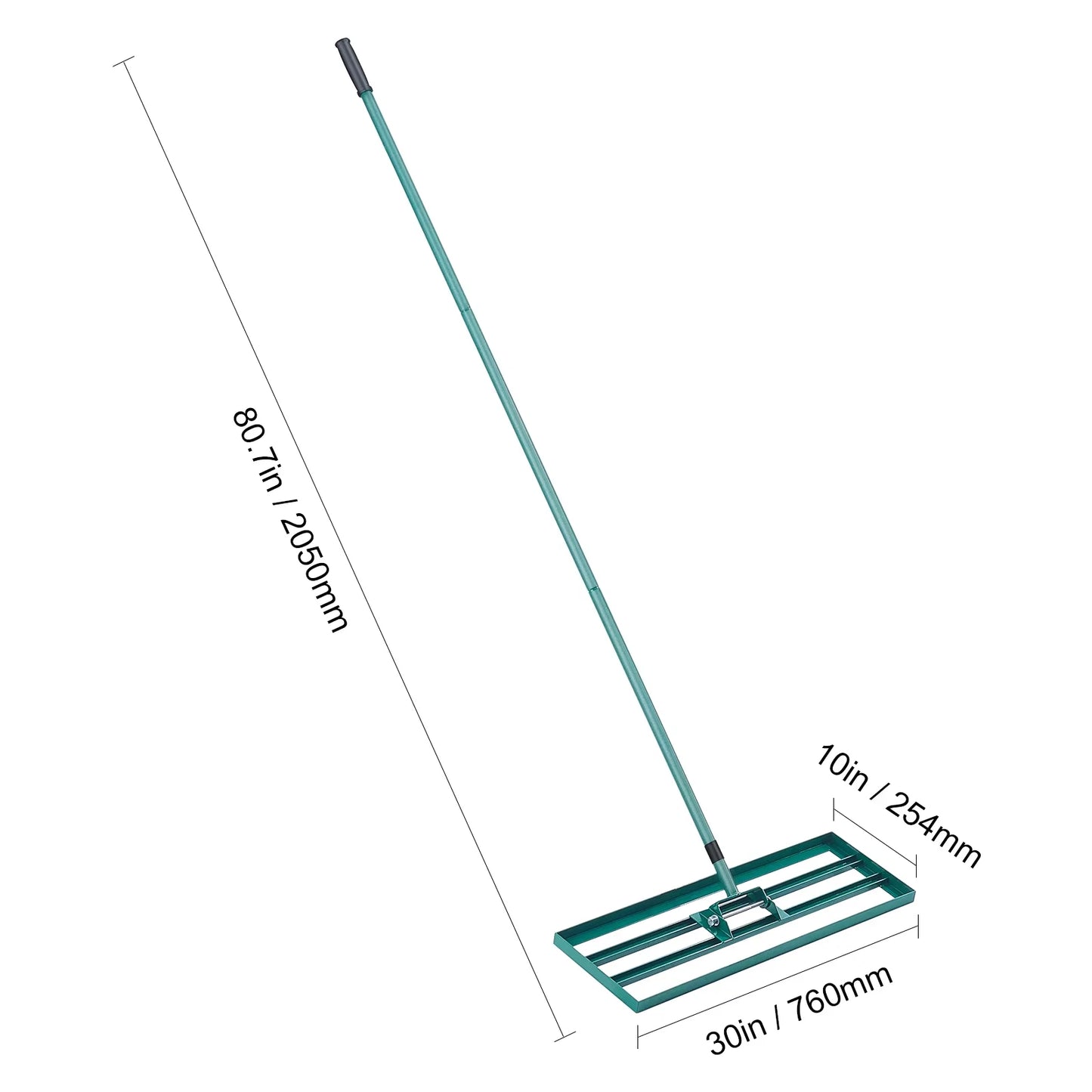 Lawn Leveling Rake 36inchx10inch Heavy-duty Lawn Leveler With 78inch Steel Extended Handle