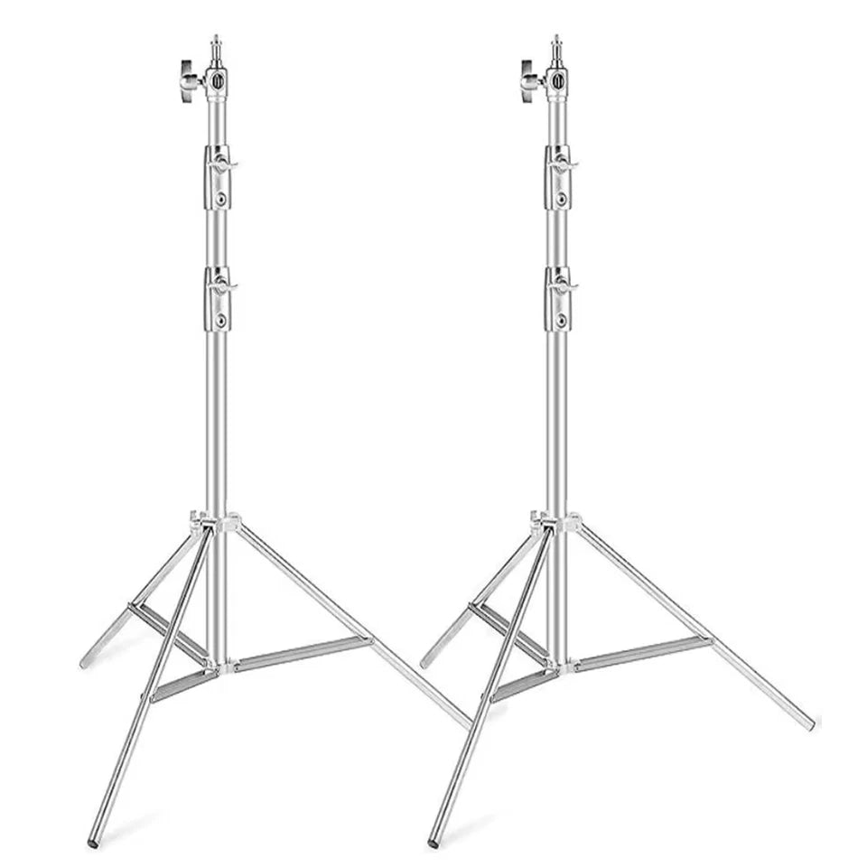 2.9M Tripod Super Stable Big Tripod Foldable Light Stand Lifting Frame Wheels Photography Softbox
