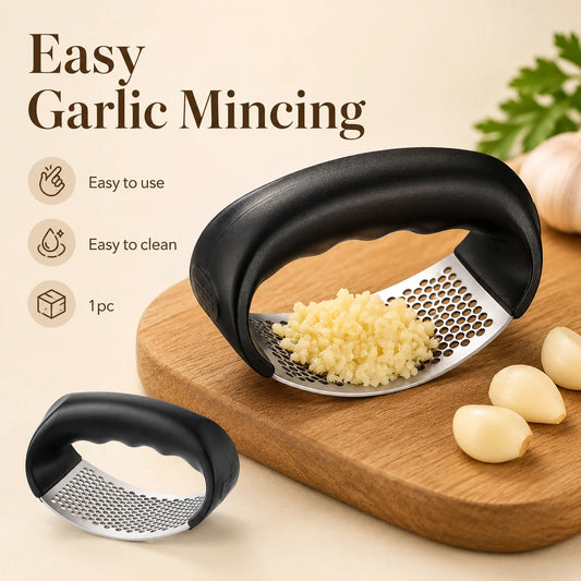 Stainless Steel Garlic Press