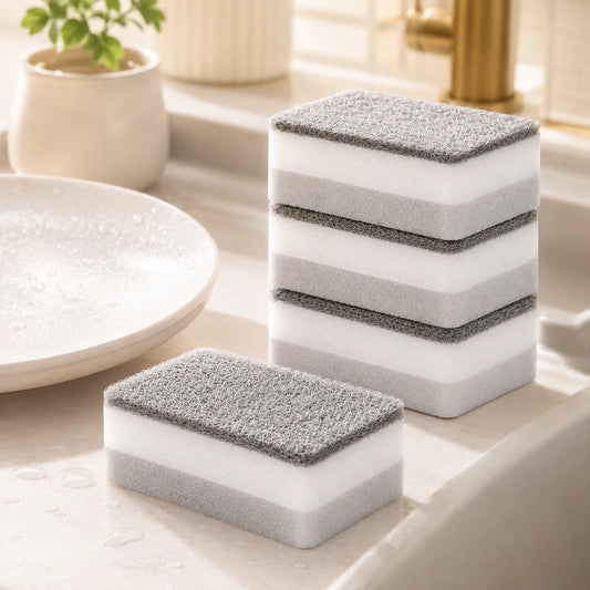 Double-Sided Kitchen Sponges