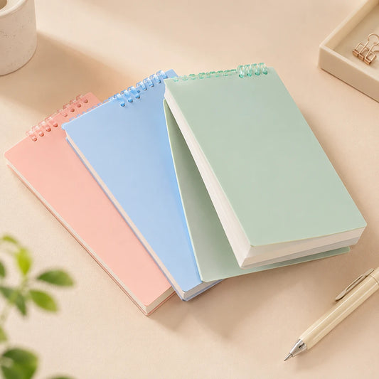 Top-Flip Wooden Notebook