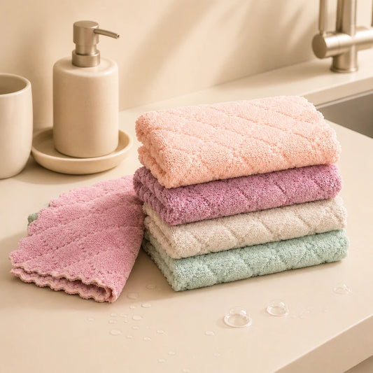 Thickened Oil-Resistant Microfiber Dishcloths
