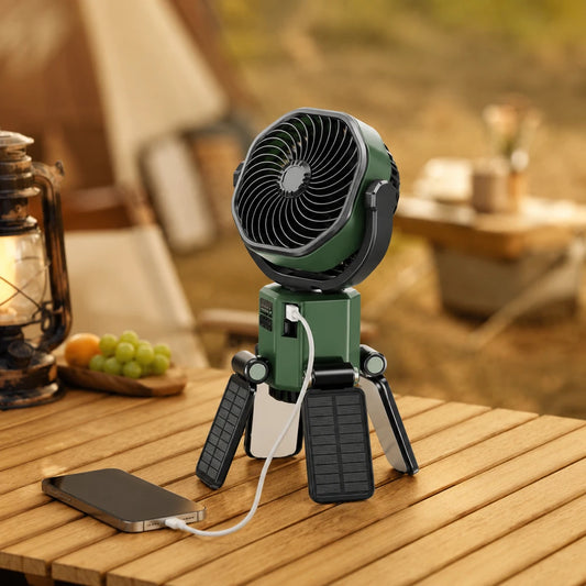 Eary Camping Solar Fan