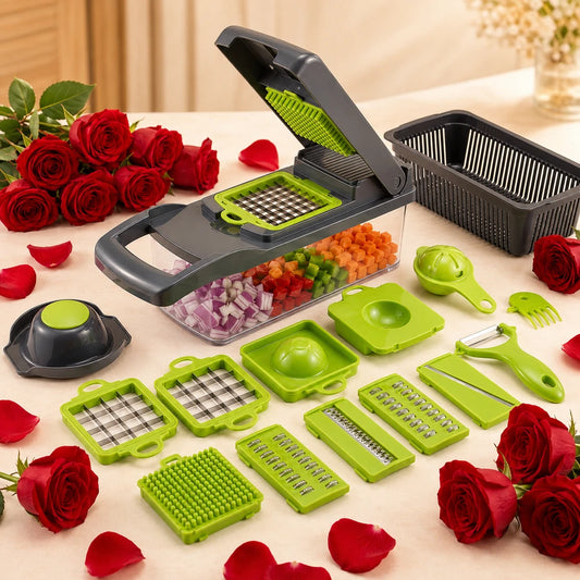 Vegetable Cutter with Safety Hand Guard