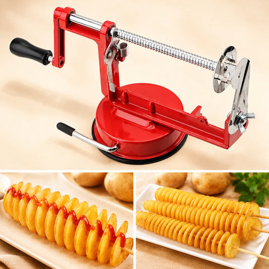 Stainless Steel Manual Spiral Vegetable Slicer