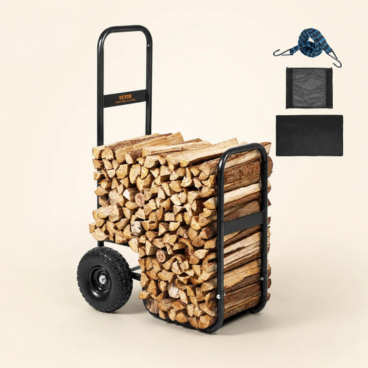 Steel Firewood Log Cart