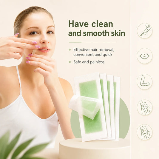 Facial Hair Removal Wax Strips