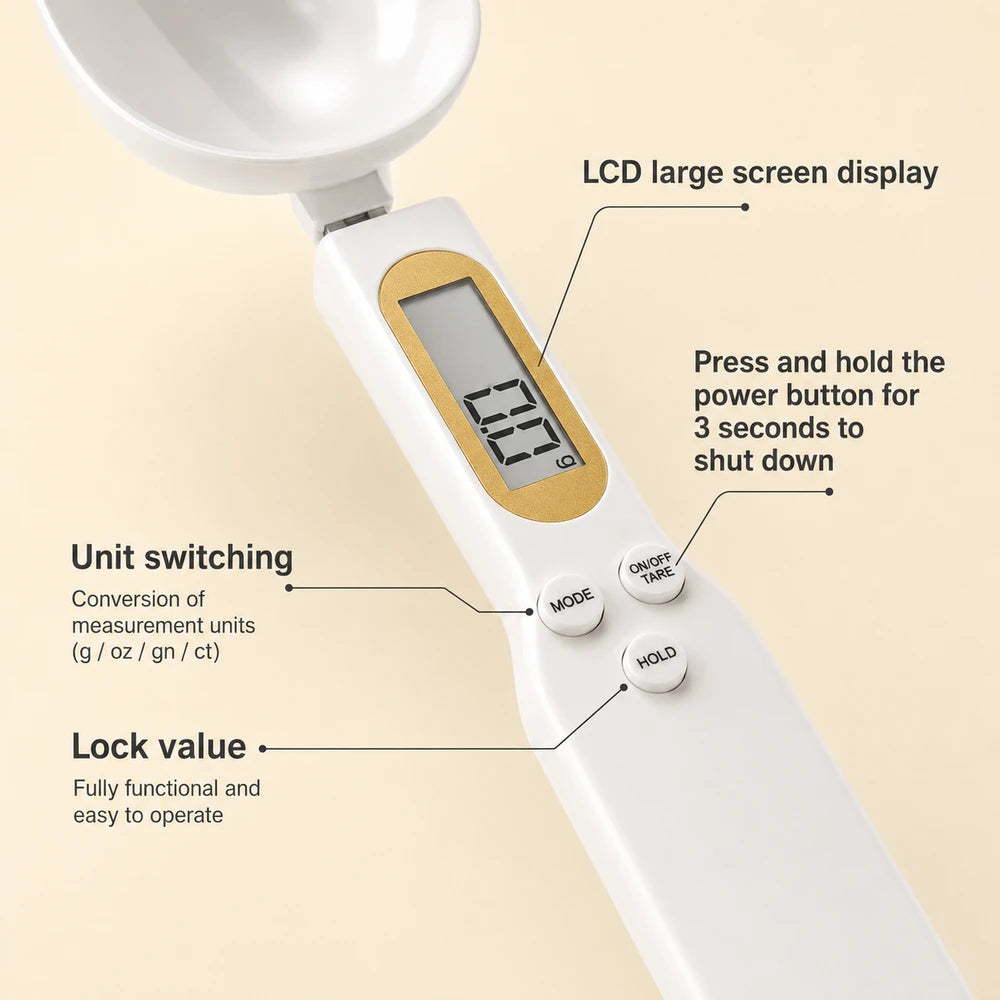 Digital Spoon Food Scale