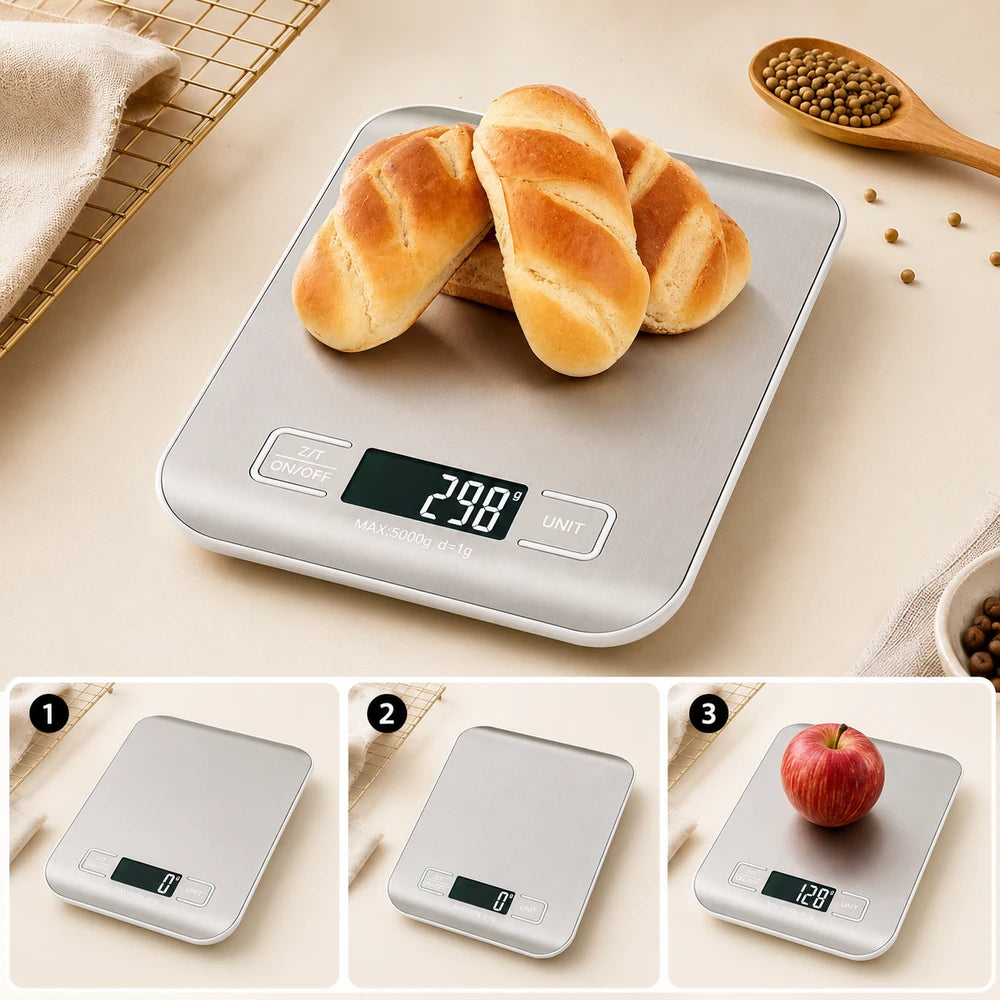 Stainless Steel Digital Kitchen Scale
