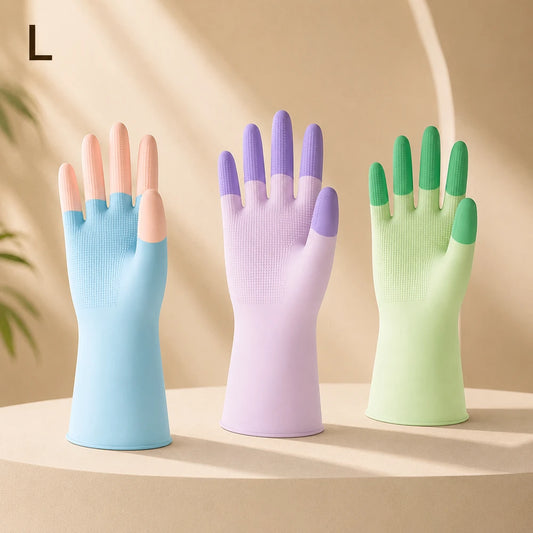Colorful Non-Slip Household Gloves