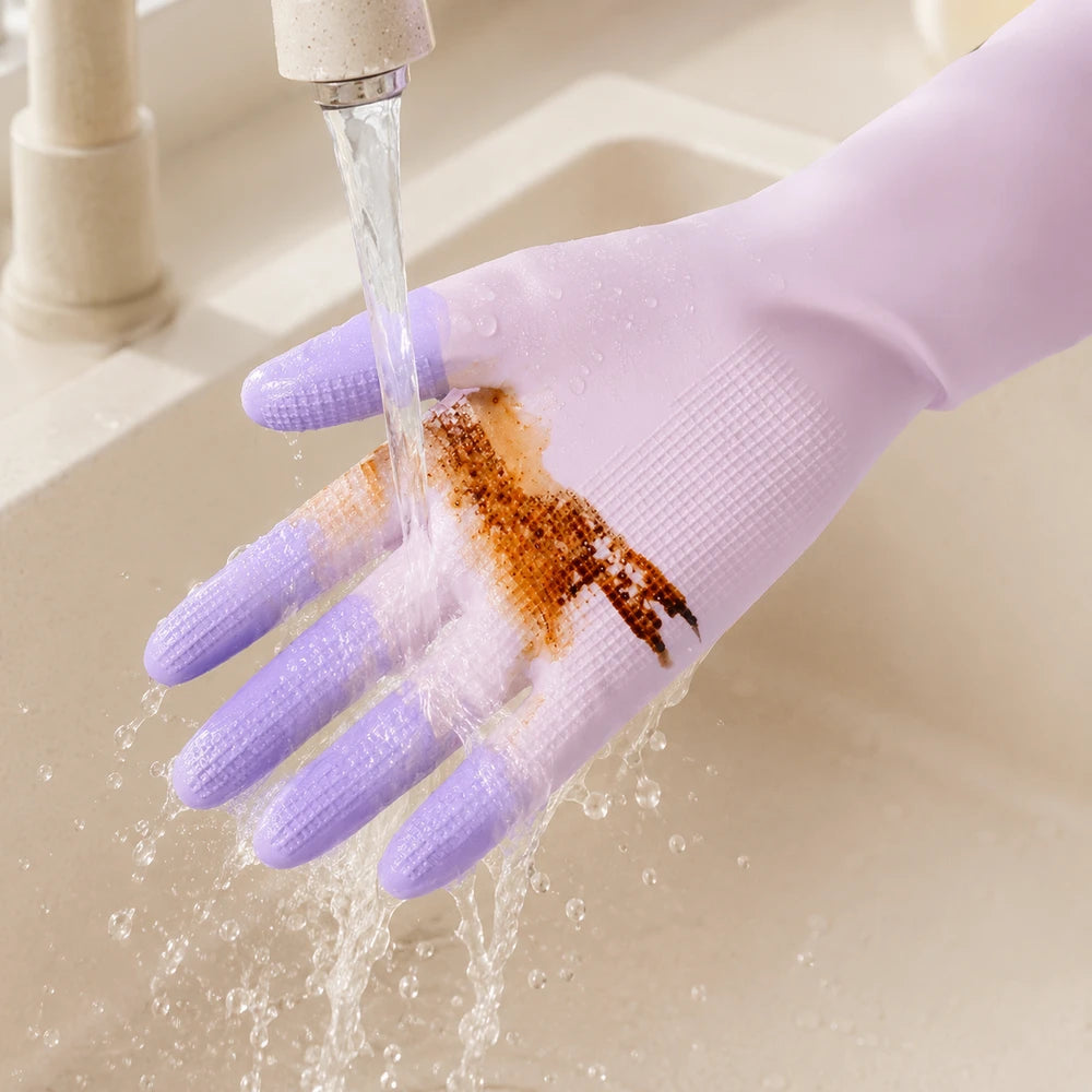 Colorful Non-Slip Household Gloves