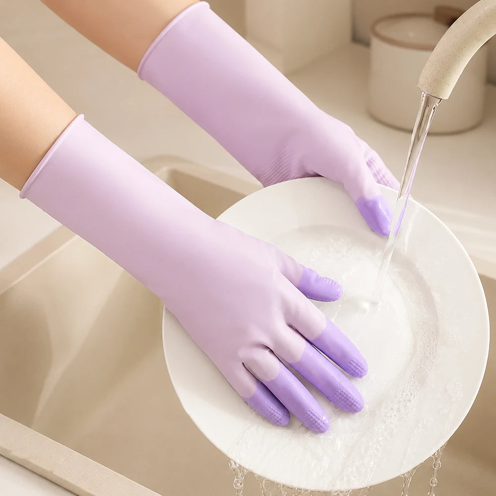 Colorful Non-Slip Household Gloves