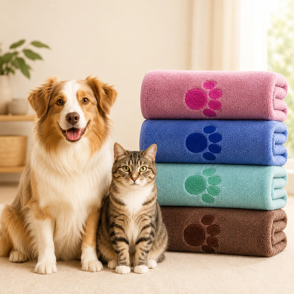 Microfiber Pet Bath Towel