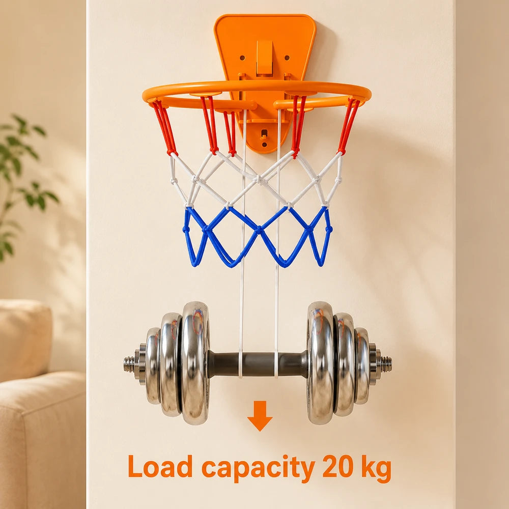 Wall Mounted Foldable Basketball Hoop