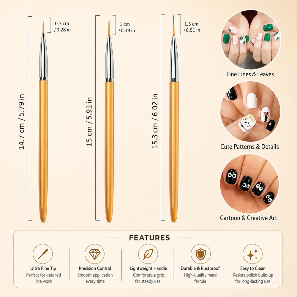 Professional Nail Art Brush Set