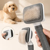 One-Click Self-Cleaning Pet Grooming Brush