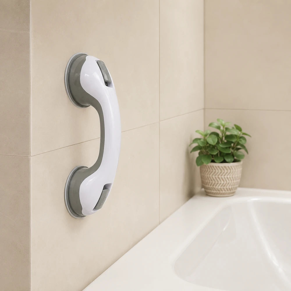 Dual Locking Suction Grab Bar