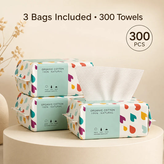 Disposable Cotton Facial Wipes