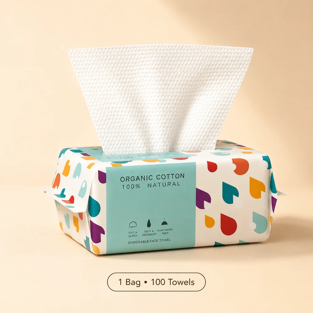 Disposable Cotton Facial Wipes