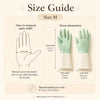 Two-Tone Waterproof Dishwashing Gloves
