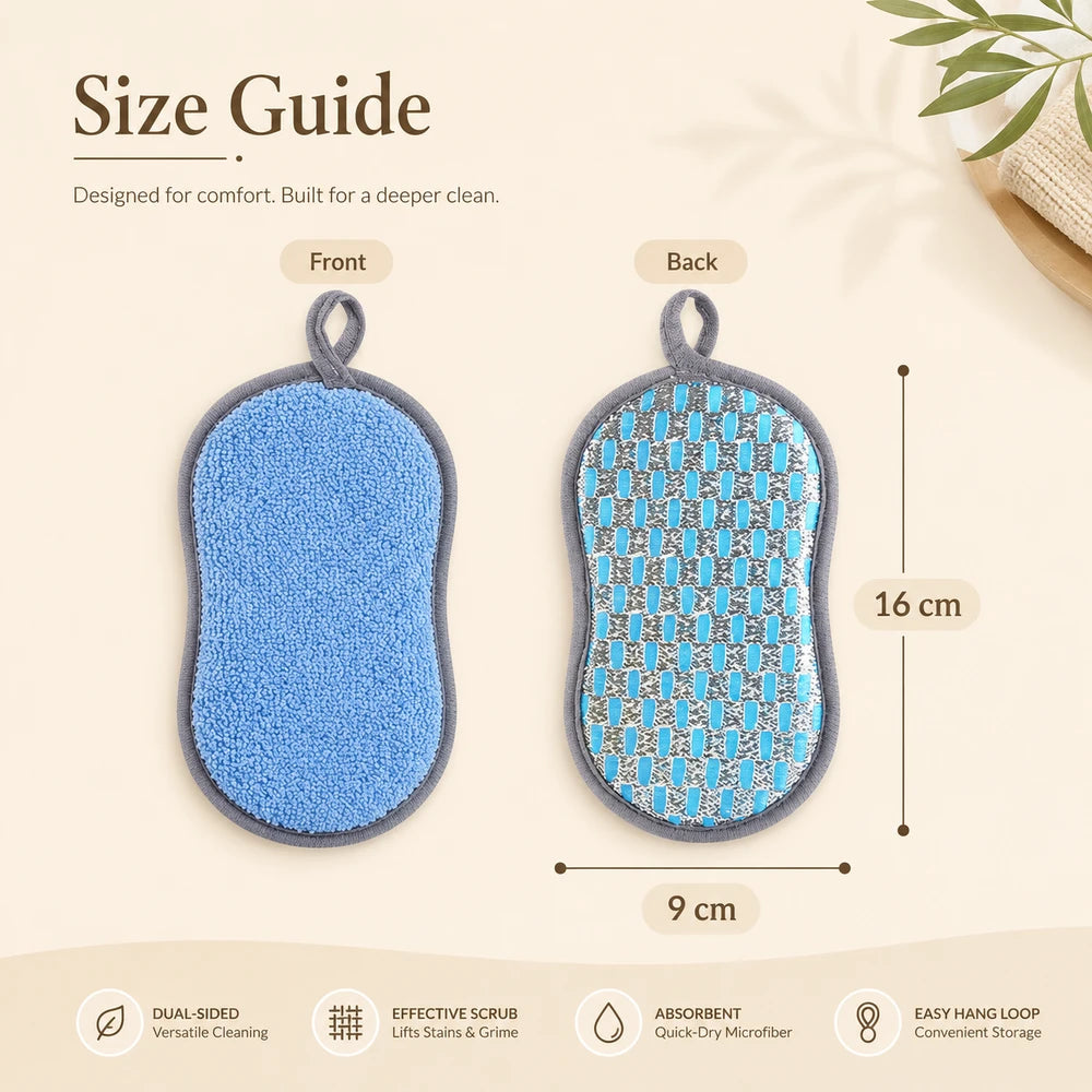 Dual Sided Kitchen Scrub Sponge