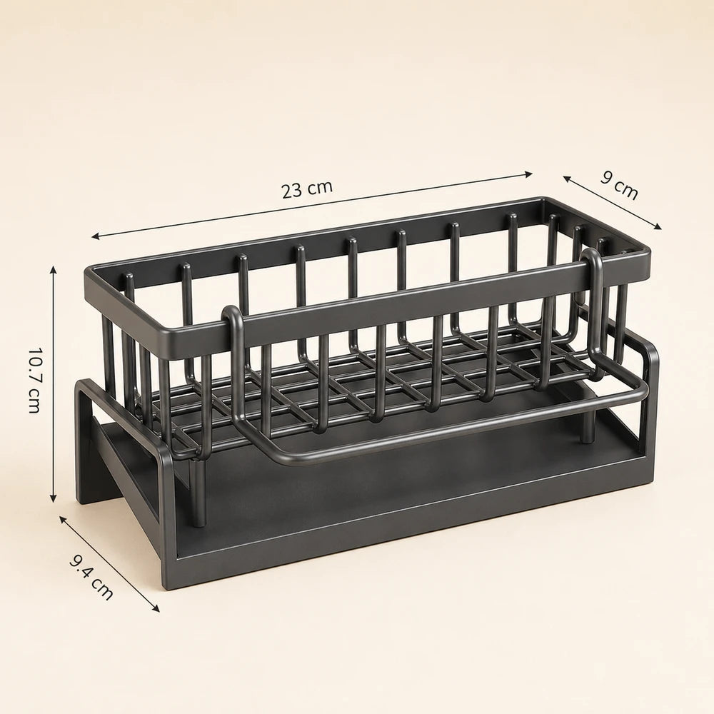 Compact Tap-Mounted Spice Shelf