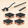 Furniture Lifting and Moving Roller Set