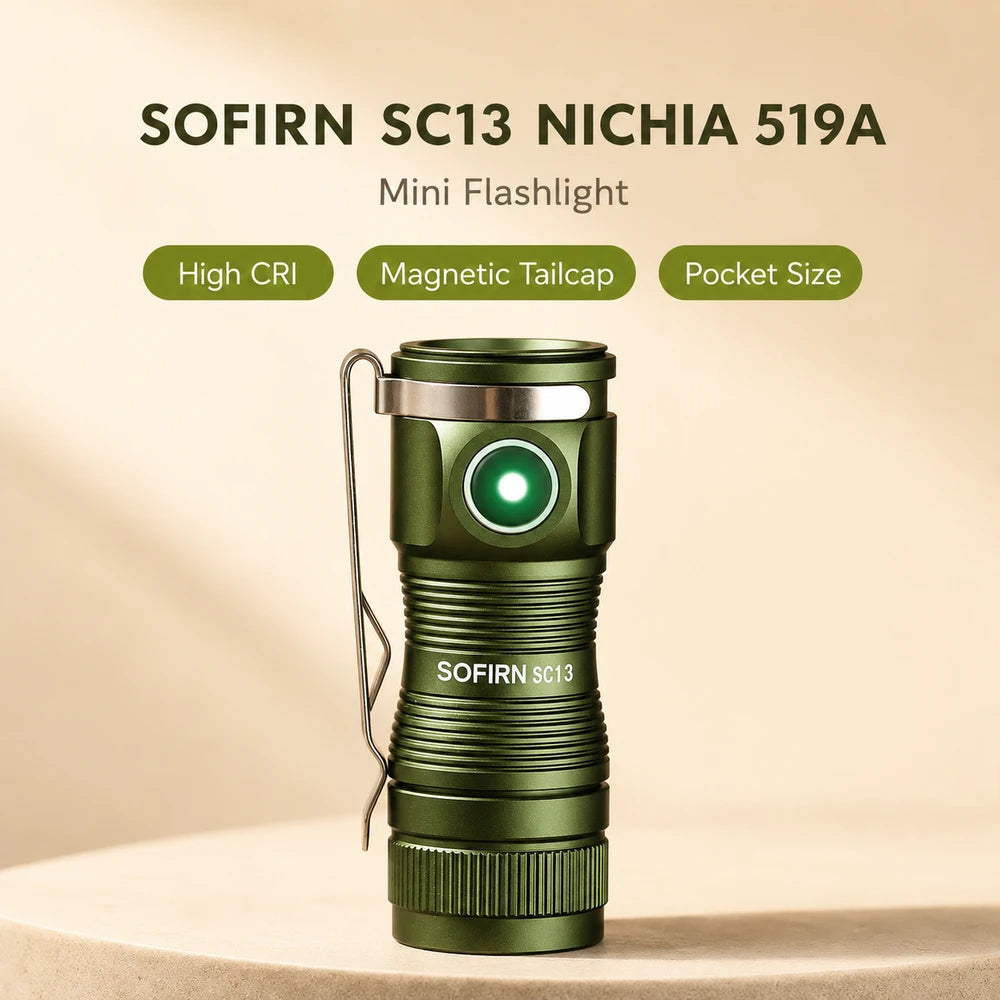 Sofirn SC13 Rechargeable Mini Flashlight
