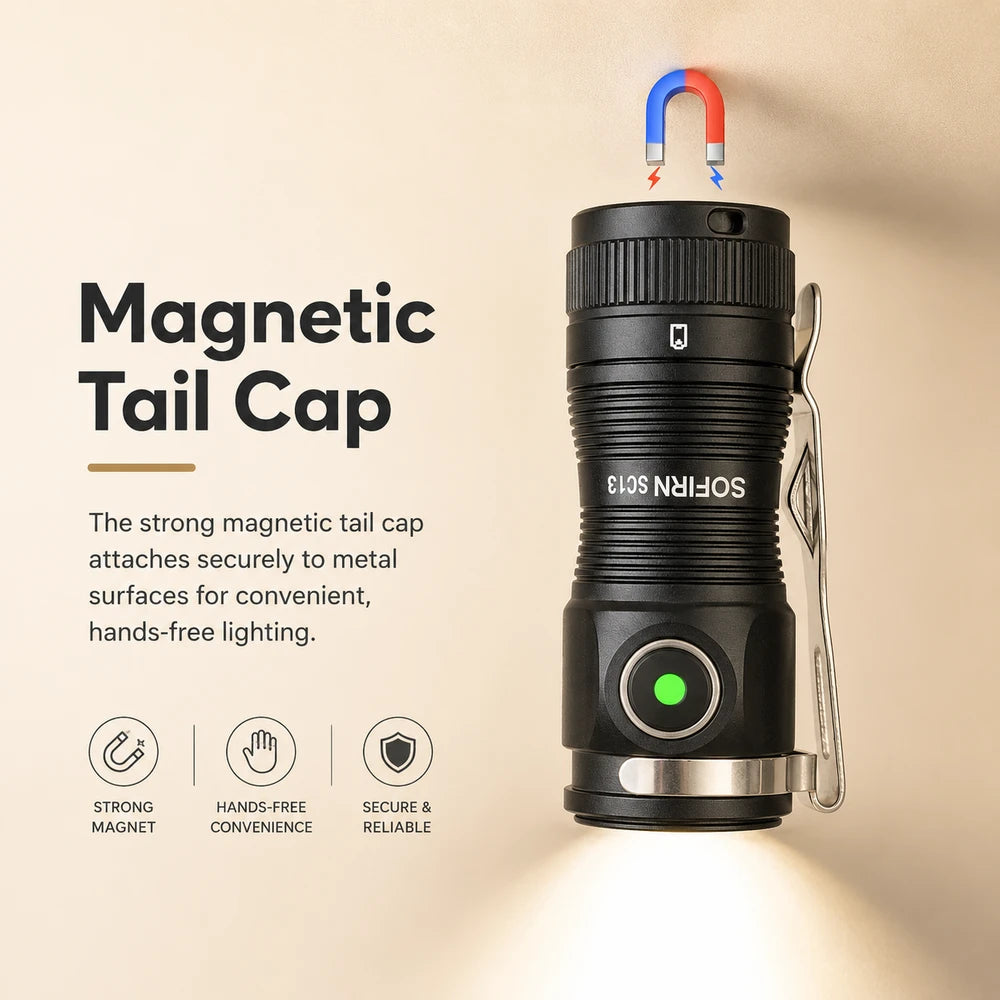 Sofirn SC13 Rechargeable Mini Flashlight