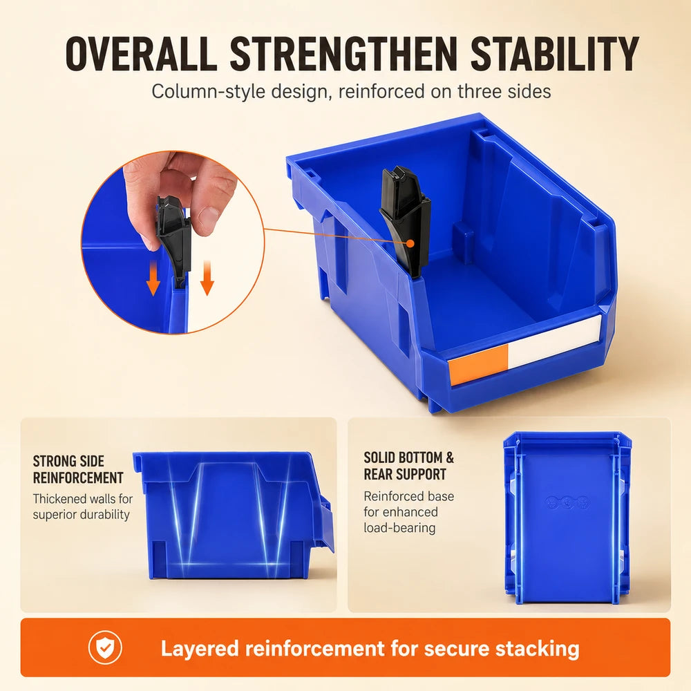 SucceBuy Stackable Storage Bins