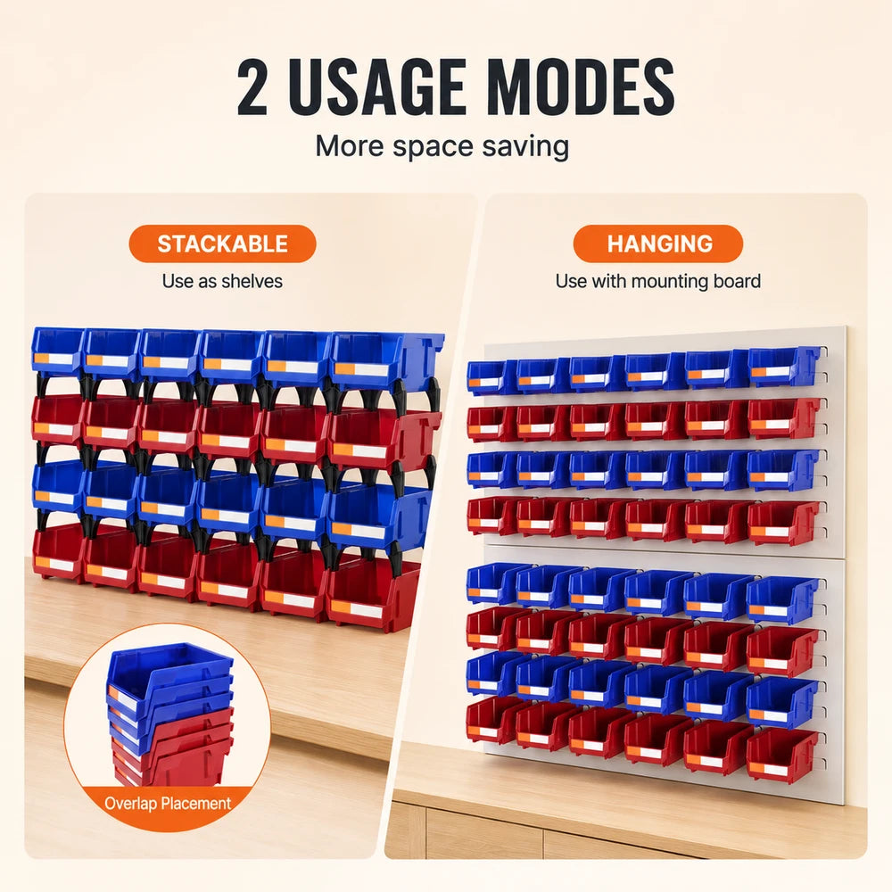 SucceBuy Stackable Storage Bins