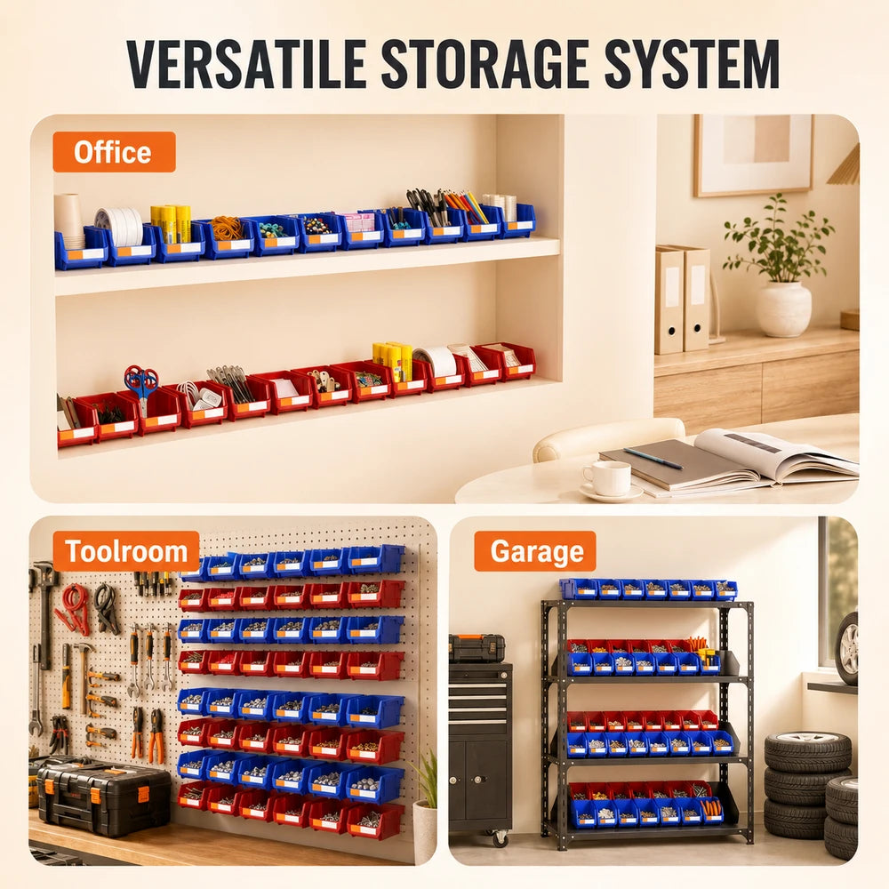 SucceBuy Stackable Storage Bins