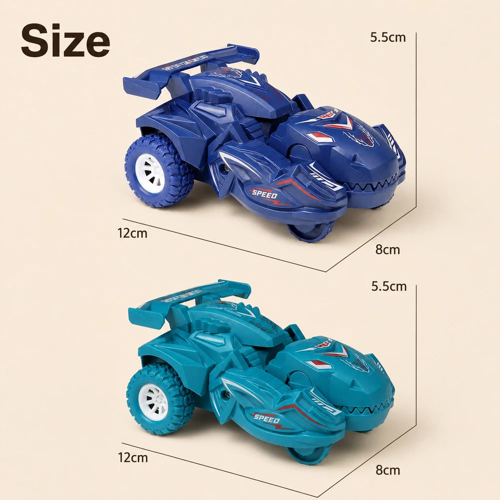 Inertial Sliding Dinosaur Deformation Car