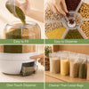 Rotating Six Grid Food Dispenser