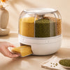 Rotating Six Grid Food Dispenser