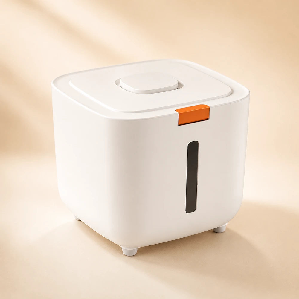 Rotating Six Grid Food Dispenser
