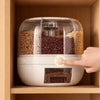 Rotating Six Grid Food Dispenser