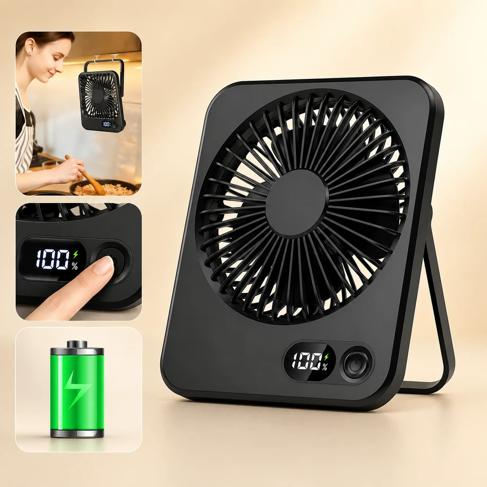 Portable USB Folding Desk Fan