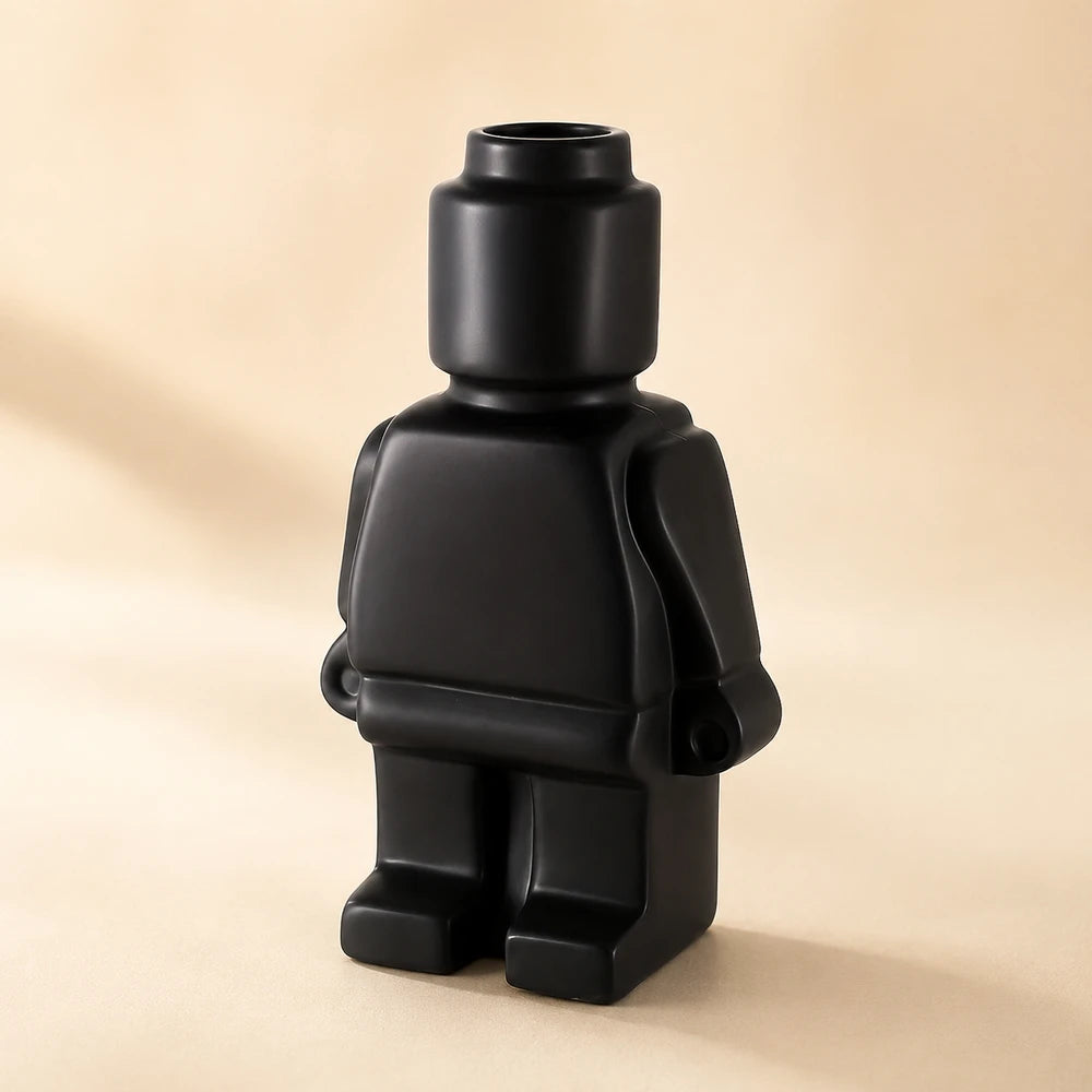 Nordic Ceramic Robot Vase