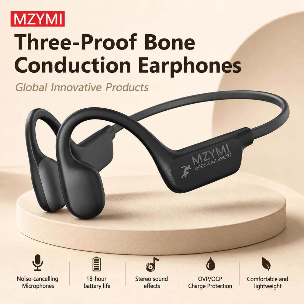 MZYMI Bone Conduction Sport Headphones