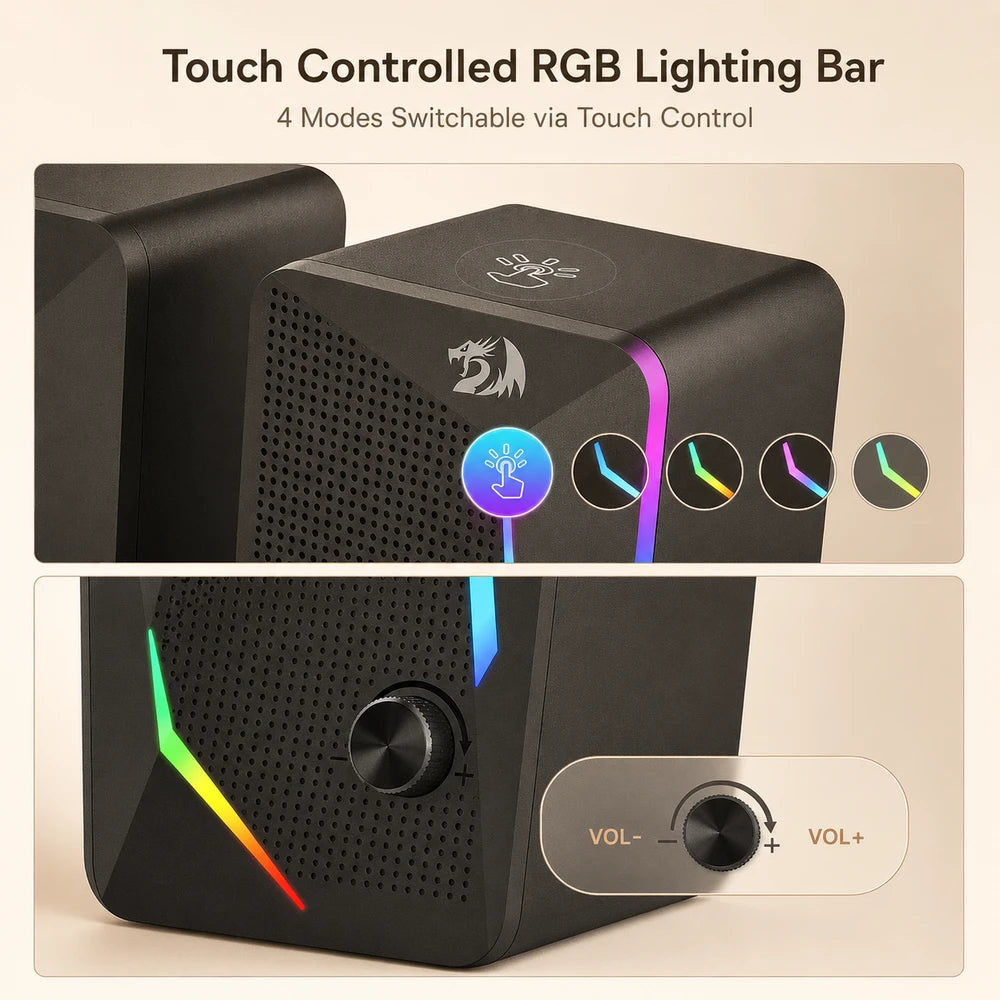 Redragon GS510 RGB Desktop Speakers