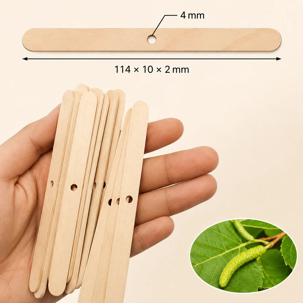 Wooden Candle Wick Centering Tools