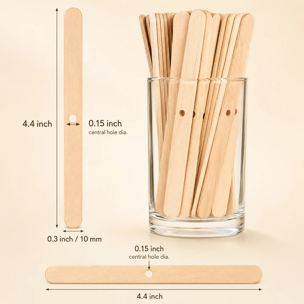 Wooden Candle Wick Centering Tools